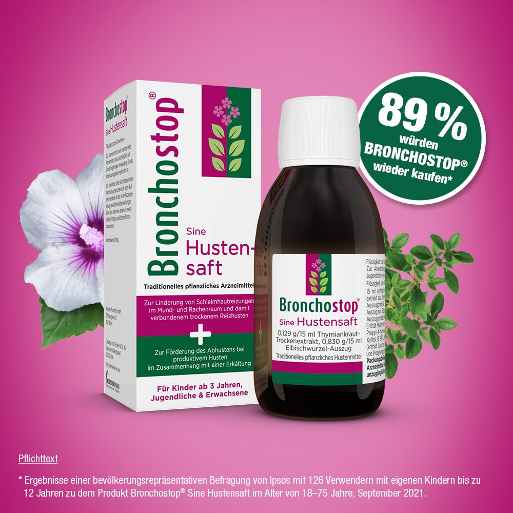 Bronchostop Sine Hustensaft 200 ml