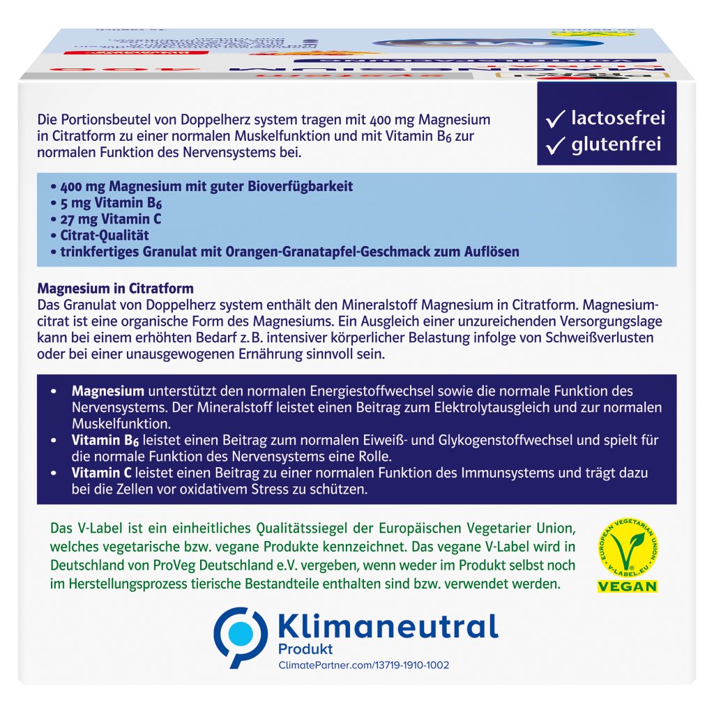 Doppelherz system 
Magnesium 400 Citrat
