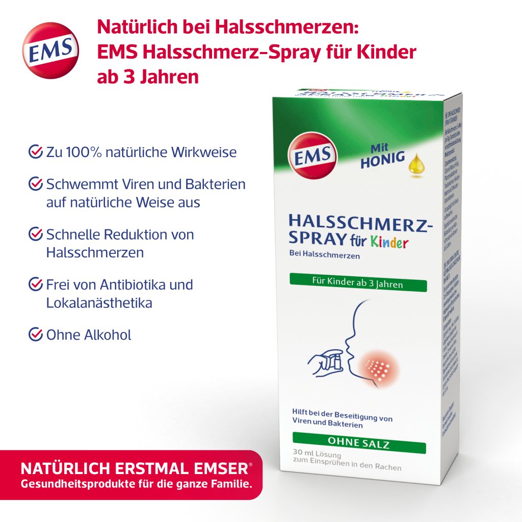 EMSER Halsschmerz-Spray für Kinder