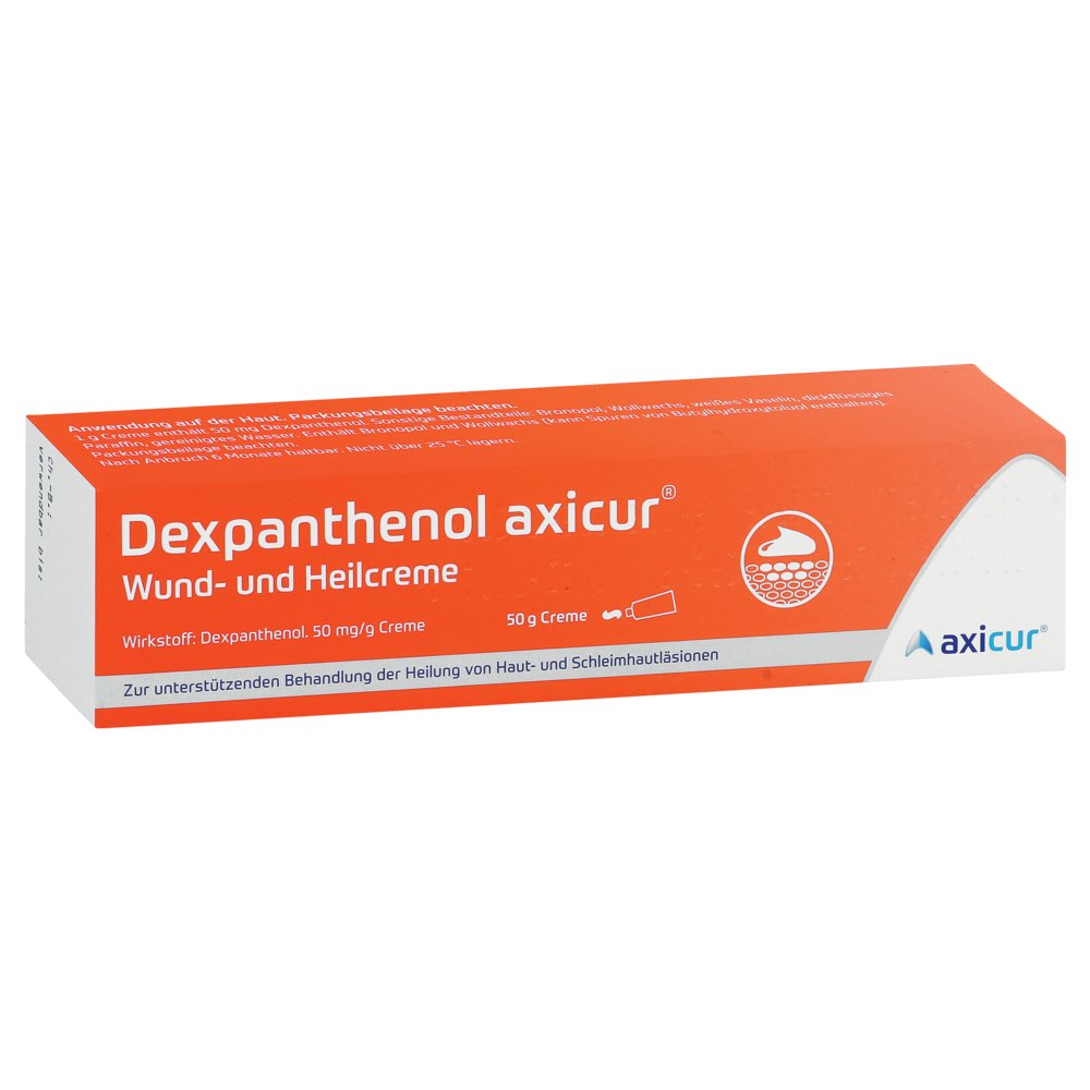 DEXPANTHENOL axicur Wund- und Heilcreme 50 mg/g