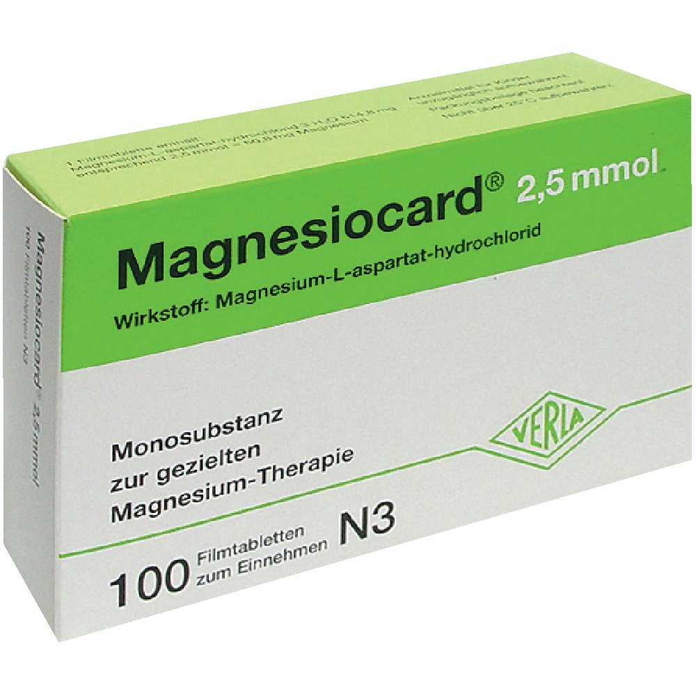 MAGNESIOCARD 2,5 mmol Filmtabletten