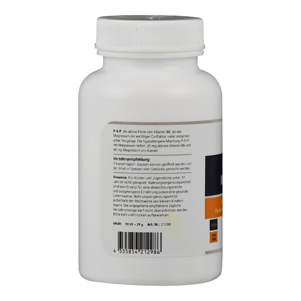 P-5-P MIT Magnesium Bisglycinat Kapseln