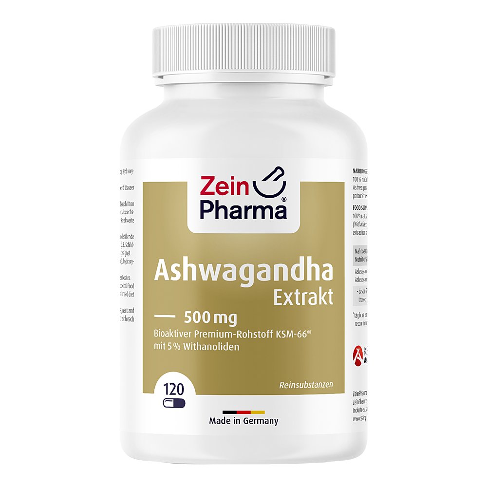 ASHWAGANDHA EXTRAKT 500 mg Kapseln