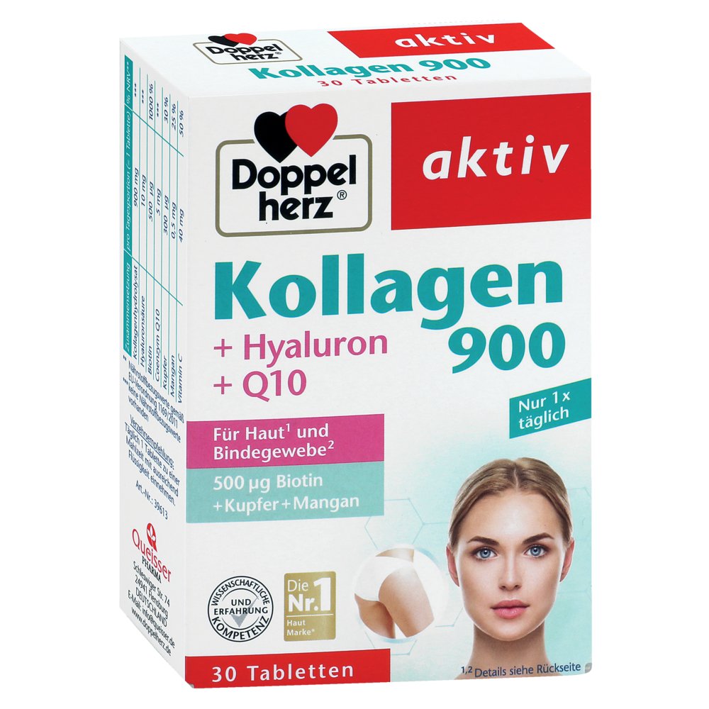 DOPPELHERZ Kollagen 900 Tabletten