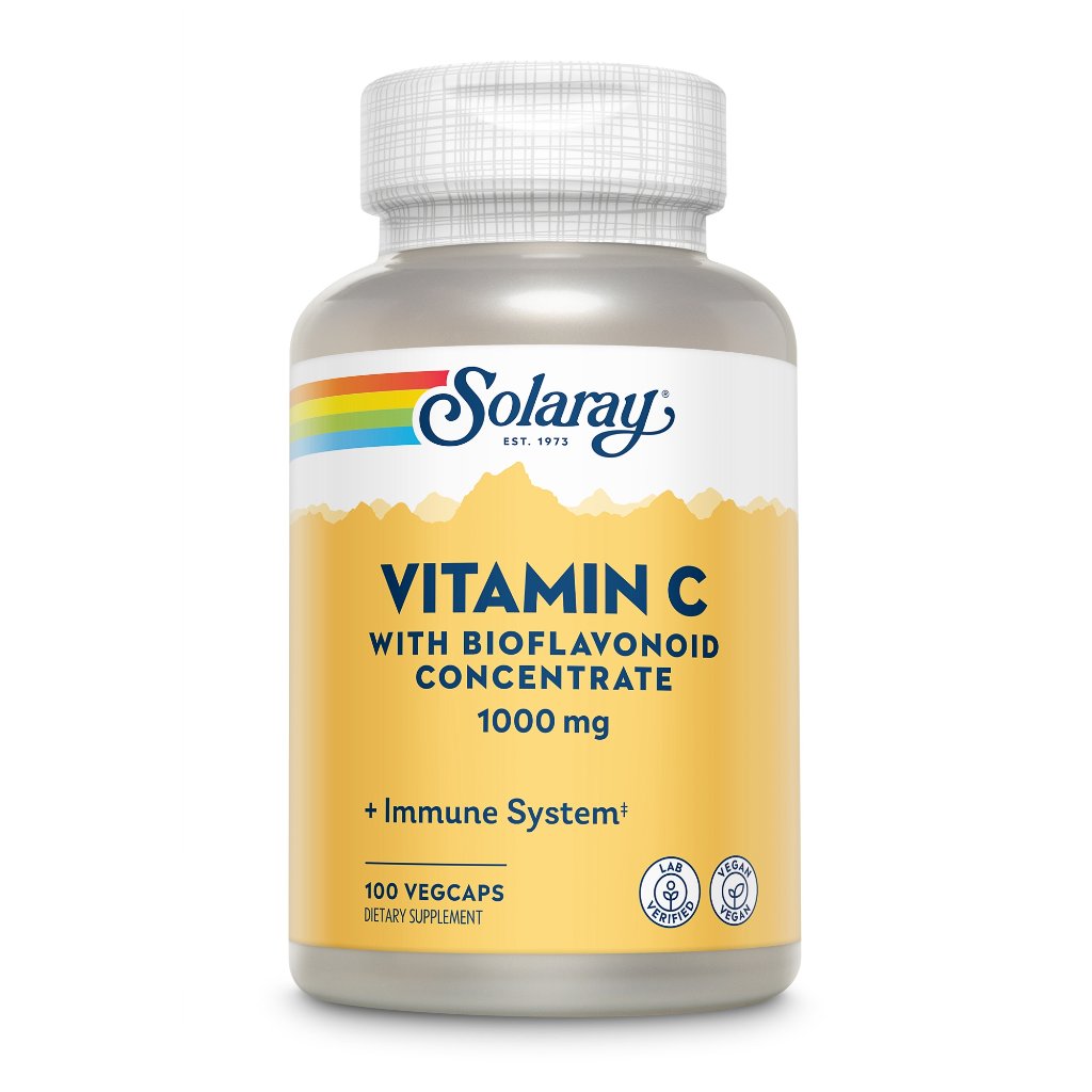 Solaray Vitamin C 1000 mg mit Hageb Acero & Bioflav Solara