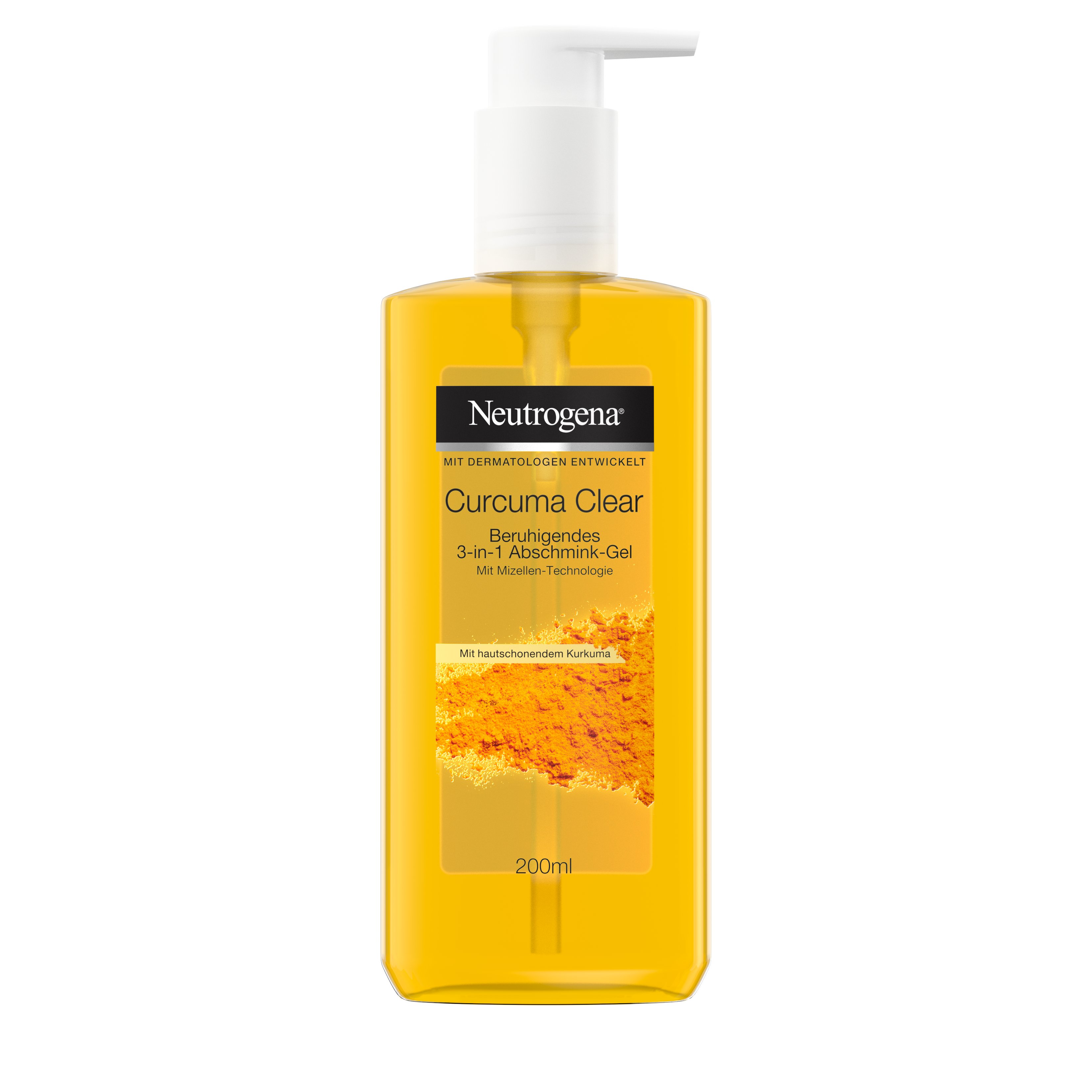 NEUTROGENA Curcuma Clear beruh.3in1 Abschmink-Gel