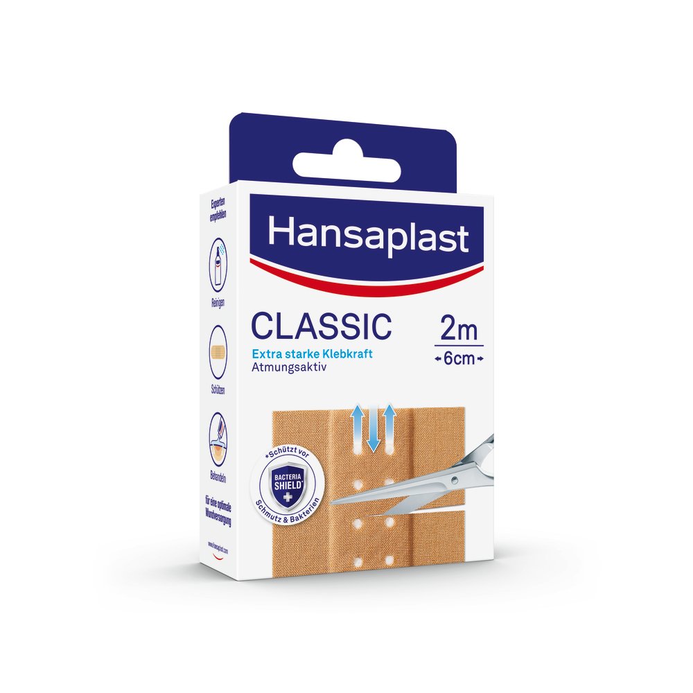 HANSAPLAST Classic Pflaster 6 cmx2 m
