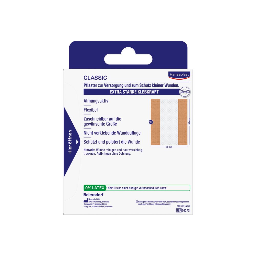 HANSAPLAST Classic Pflaster 8cm x1 m