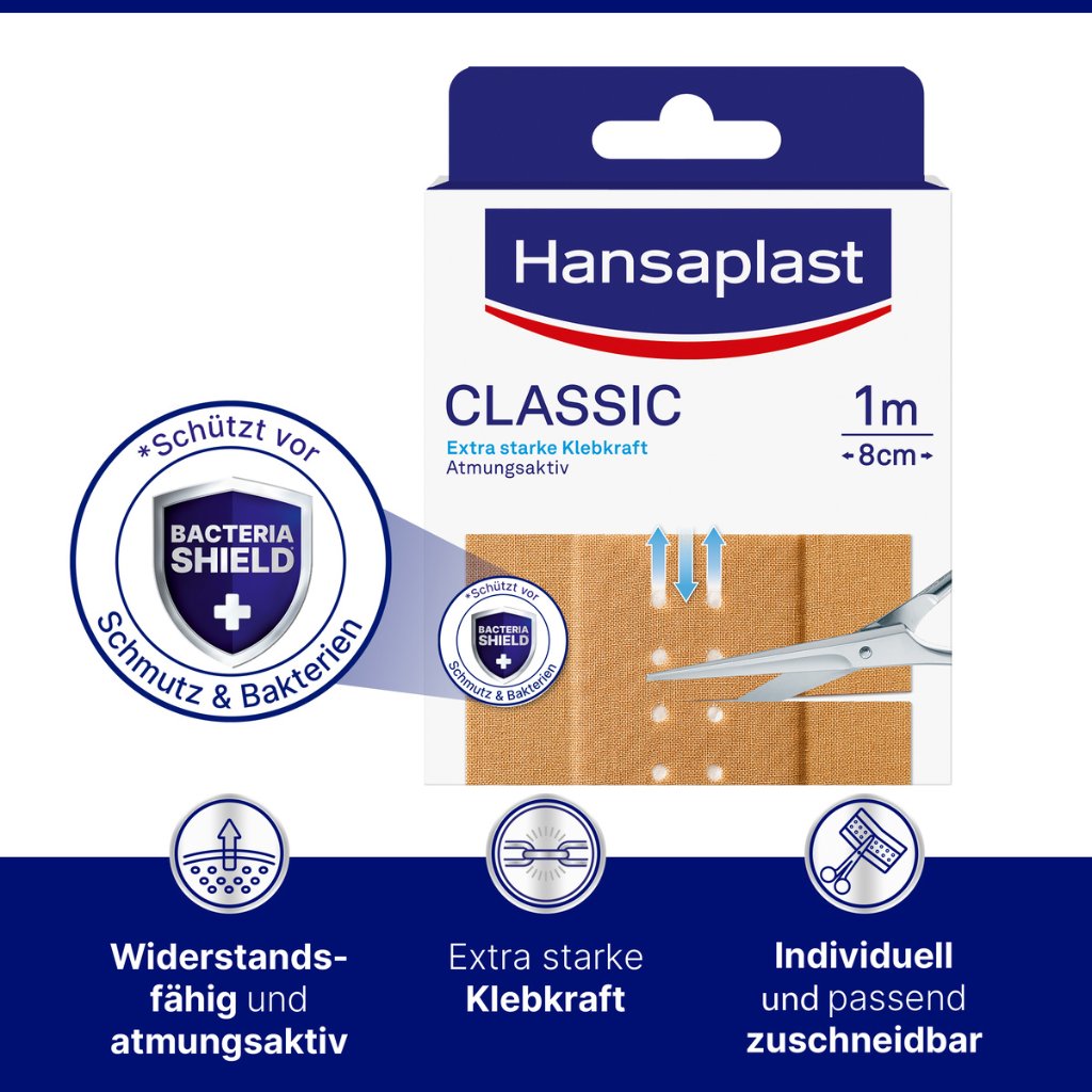 HANSAPLAST Classic Pflaster 8cm x1 m