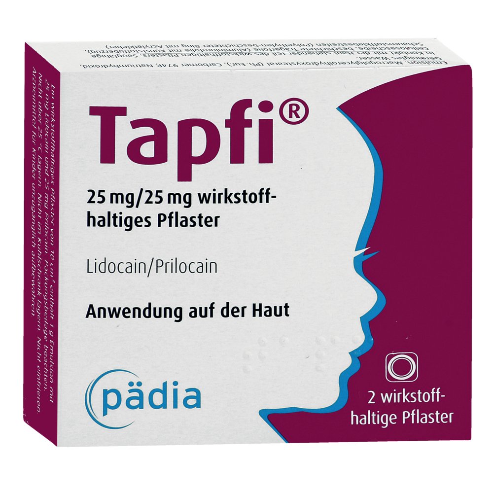 TAPFI 25 mg/25 mg wirkstoffhaltiges Pflaster