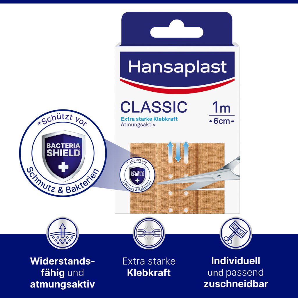 HANSAPLAST Classic Pflaster 6 cmx1 m