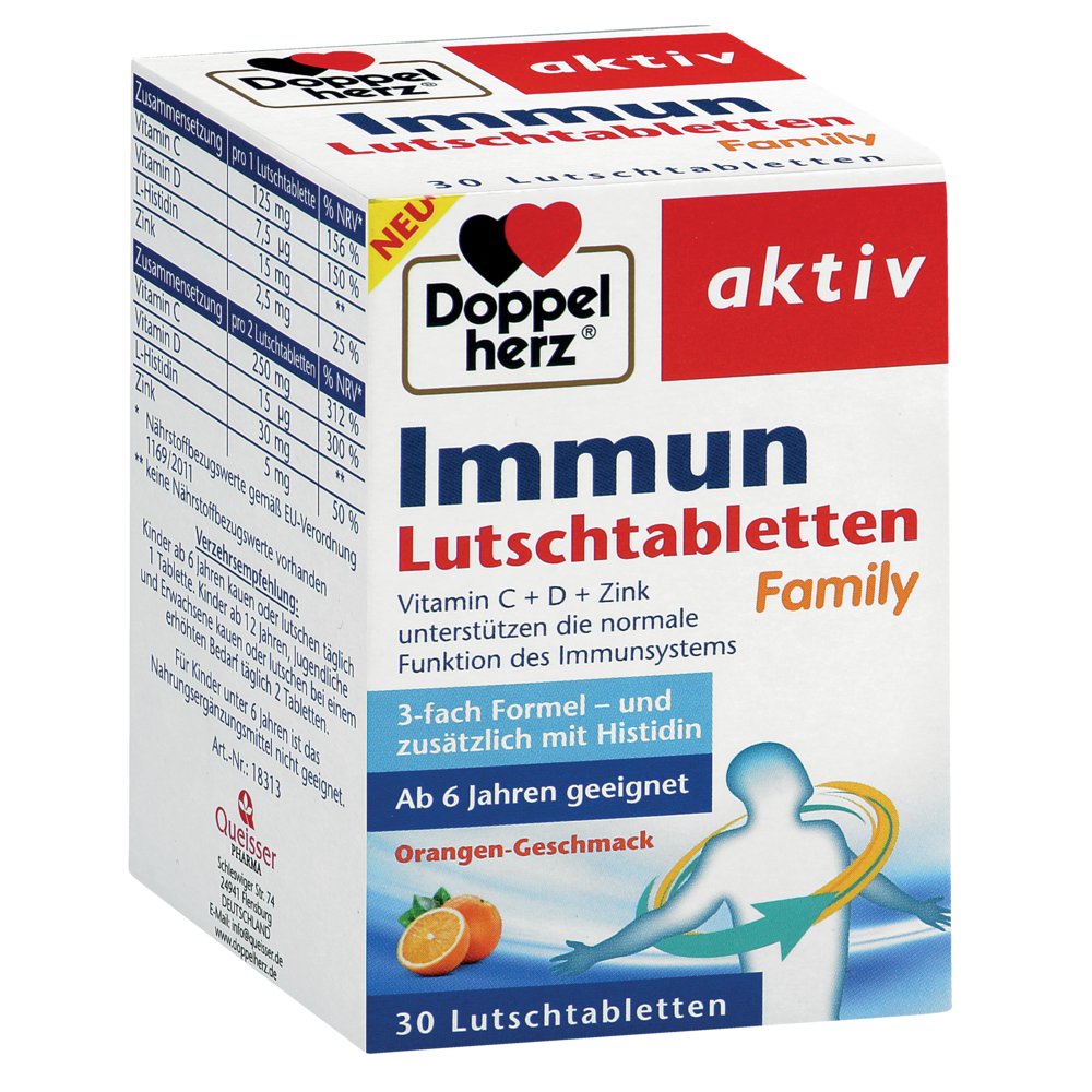 DOPPELHERZ Immun Lutschtabletten Family