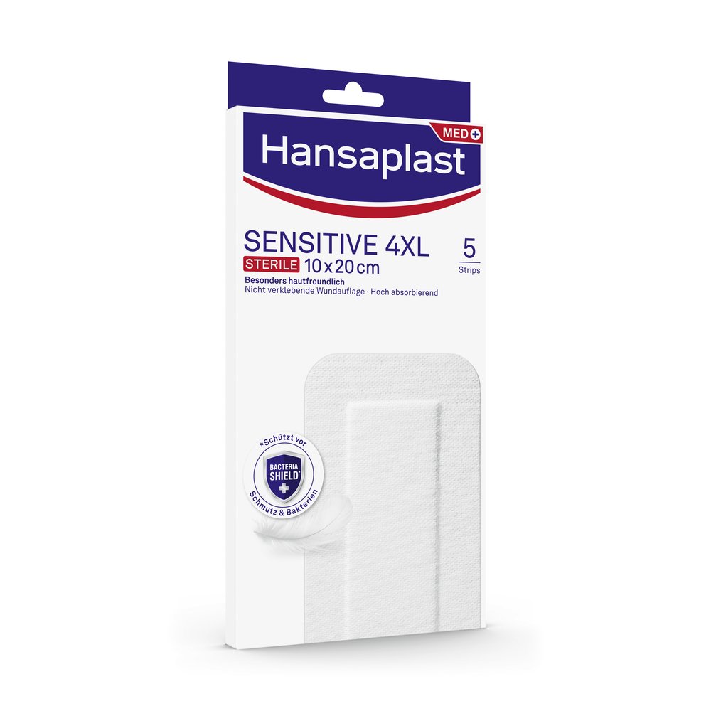 HANSAPLAST Sensitive Wundverband steril 10x20 cm