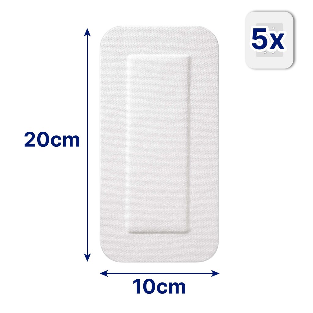 HANSAPLAST Sensitive Wundverband steril 10x20 cm