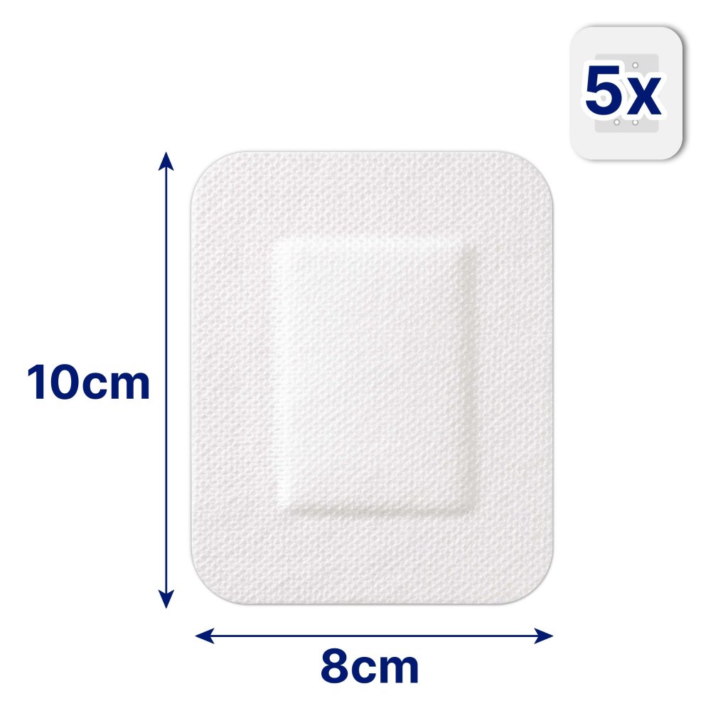 HANSAPLAST Sensitive Wundverband steril 8x10 cm