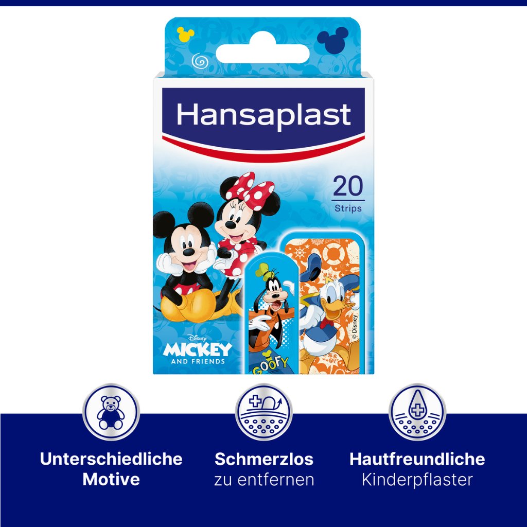 HANSAPLAST Kinder Pflasterstrips Mickey & Friends