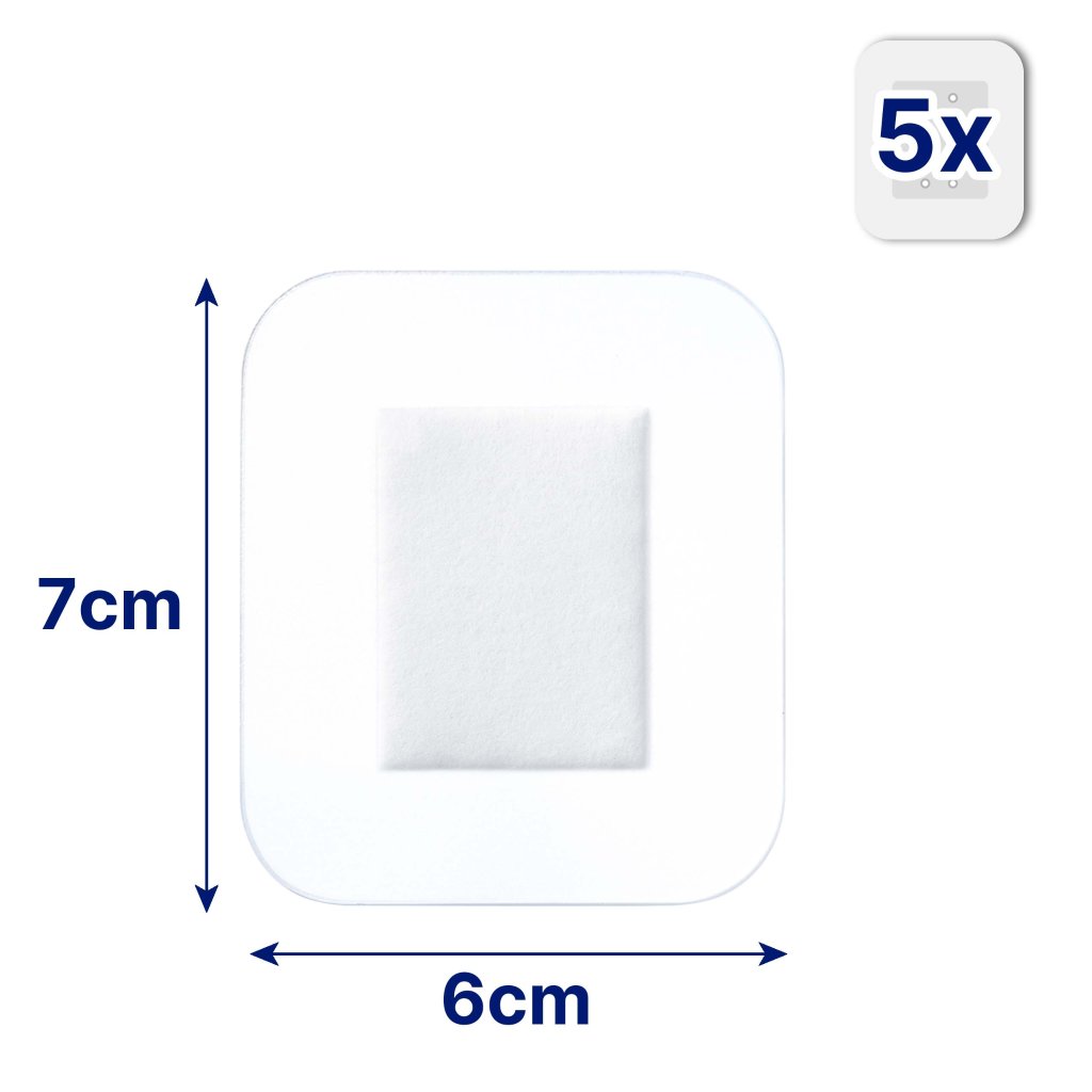 HANSAPLAST Aqua Protect Wundverb.steril 6x7 cm