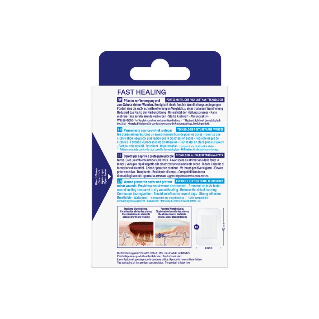 HANSAPLAST schnelle Heilung Pflasterstrips
