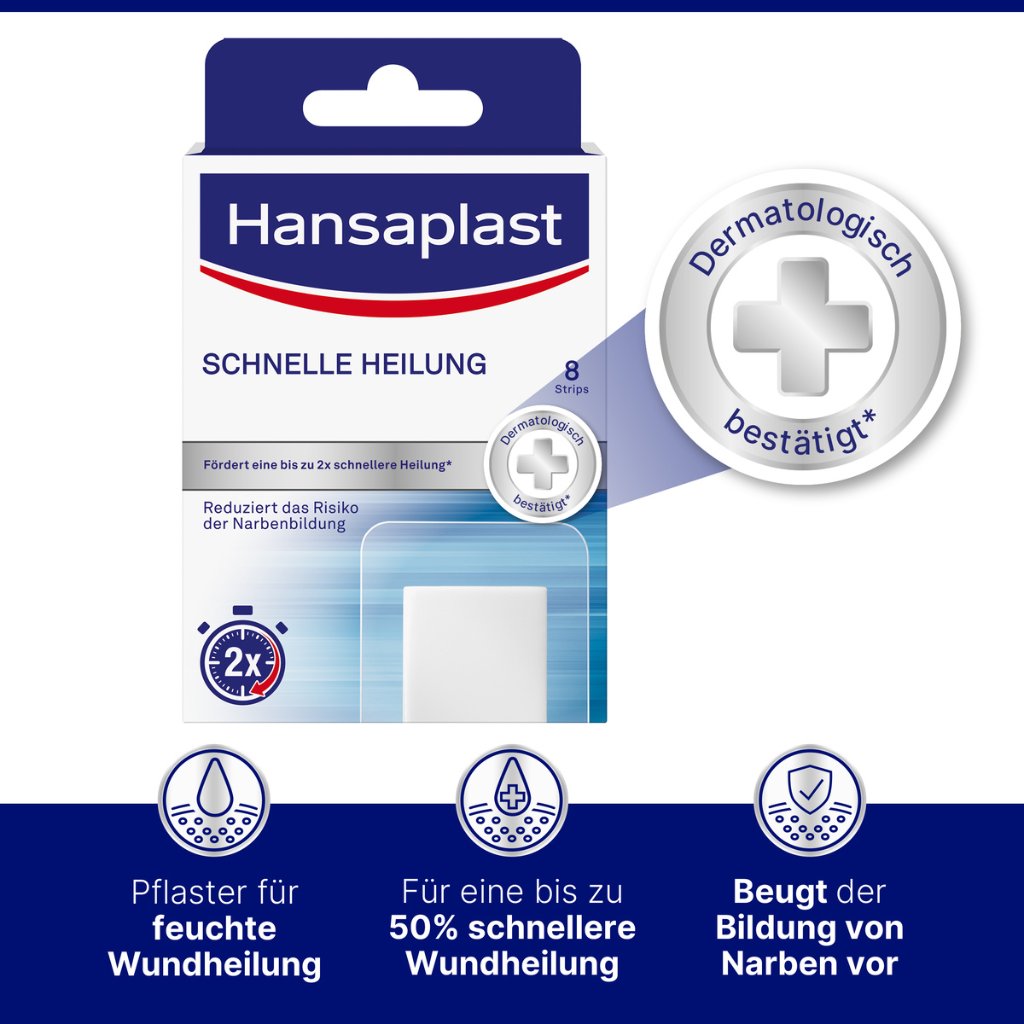 HANSAPLAST schnelle Heilung Pflasterstrips