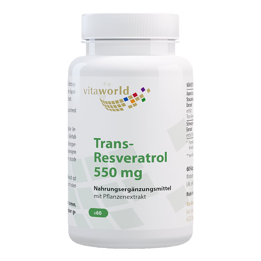 TRANS-RESVERATROL 550 mg Kapseln