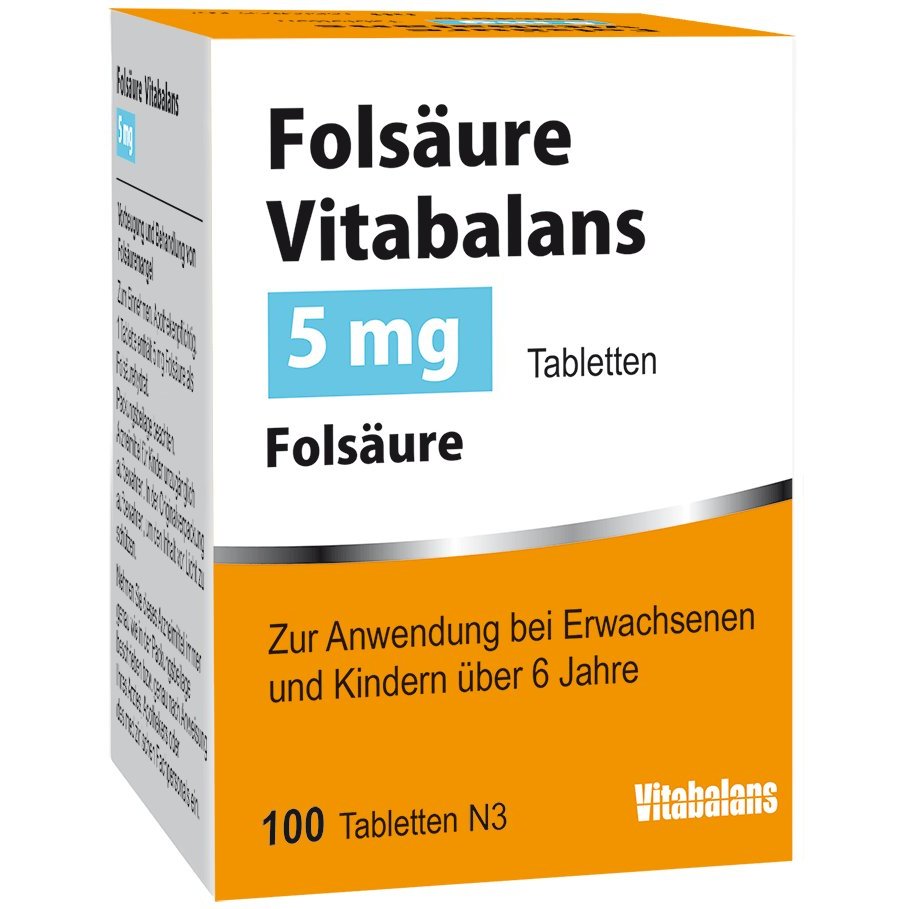 Folsäure Vitabalans 5 mg