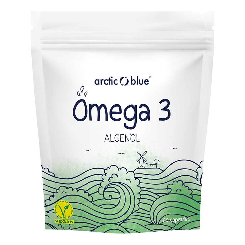 OMEGA-3 Algenöl Kapseln vegan Arctic Blue