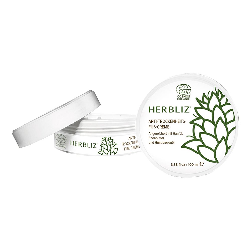 HERBLIZ Anti-Trockenheits Fußcreme
