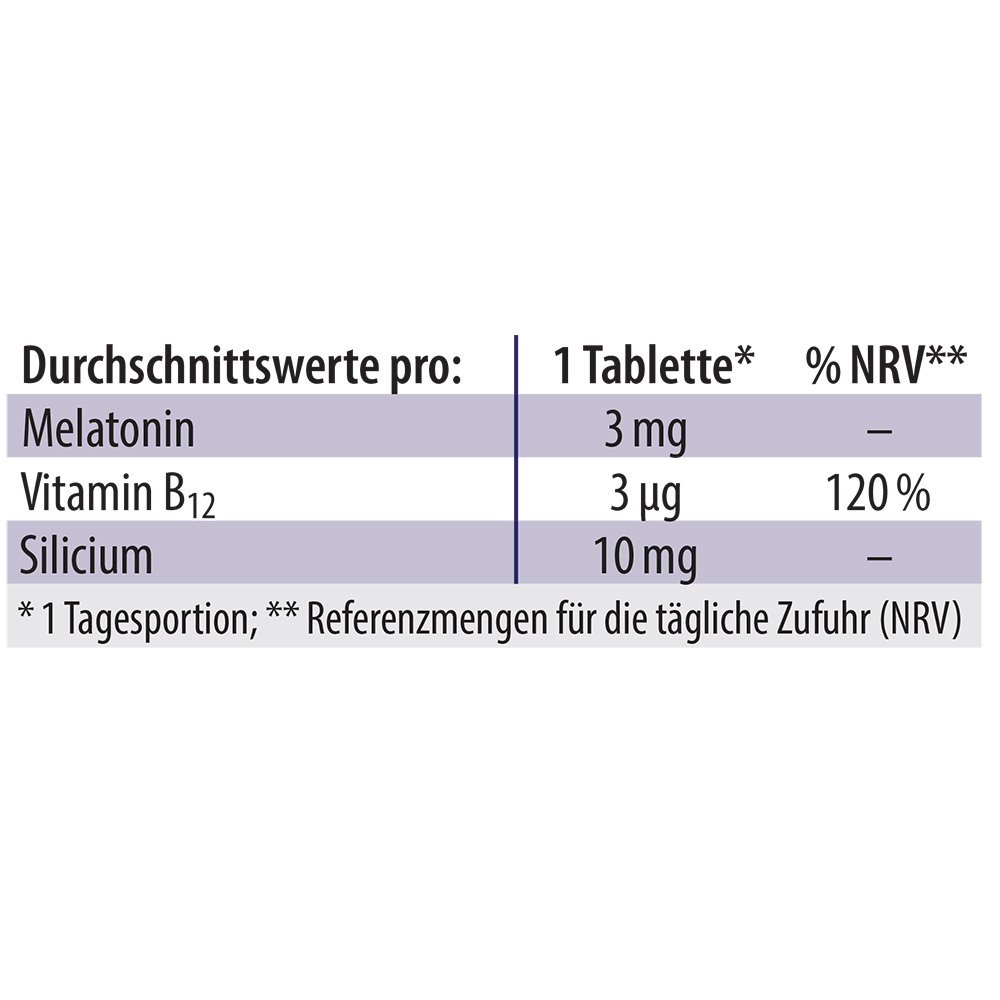 Dr.Jacob's Melatonin B12 forte 90 Lutschtabletten 3 mg vegan