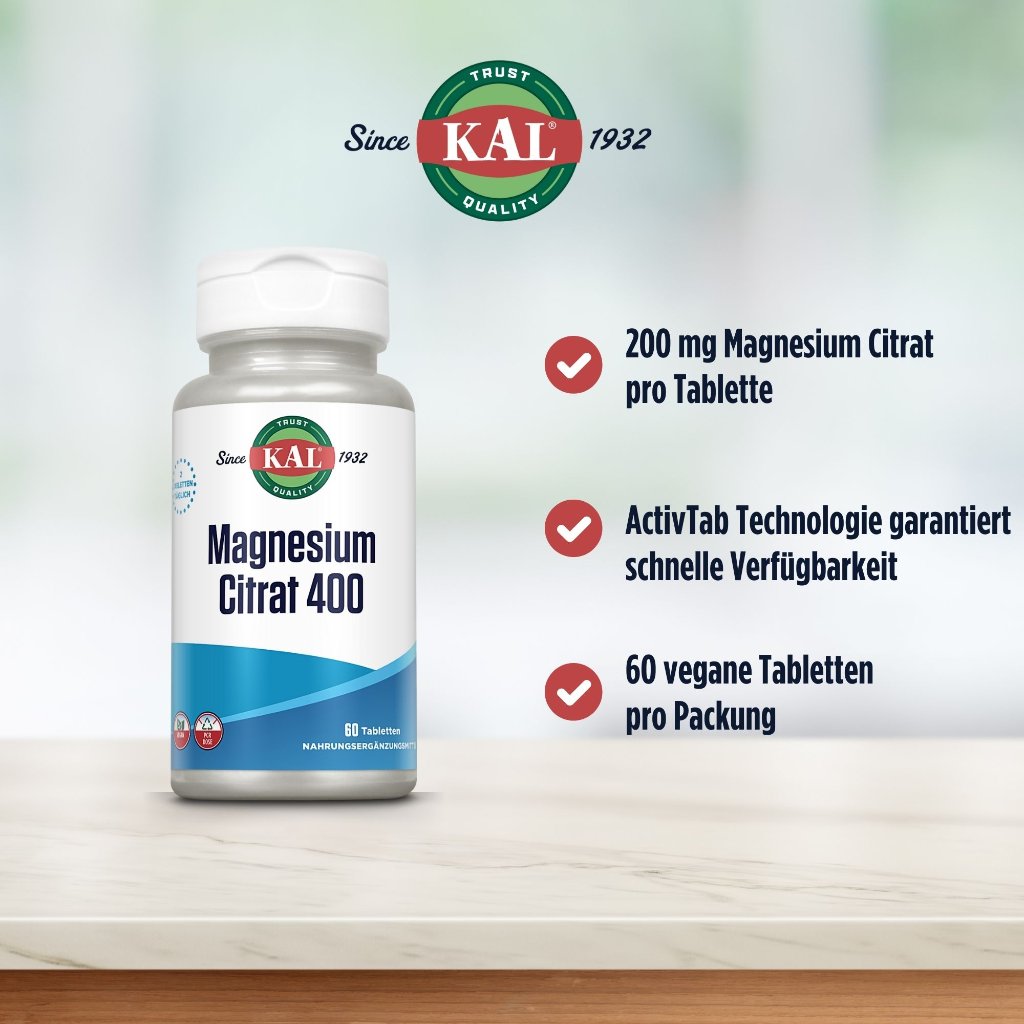 KAL Magnesium Citrat 400 mg