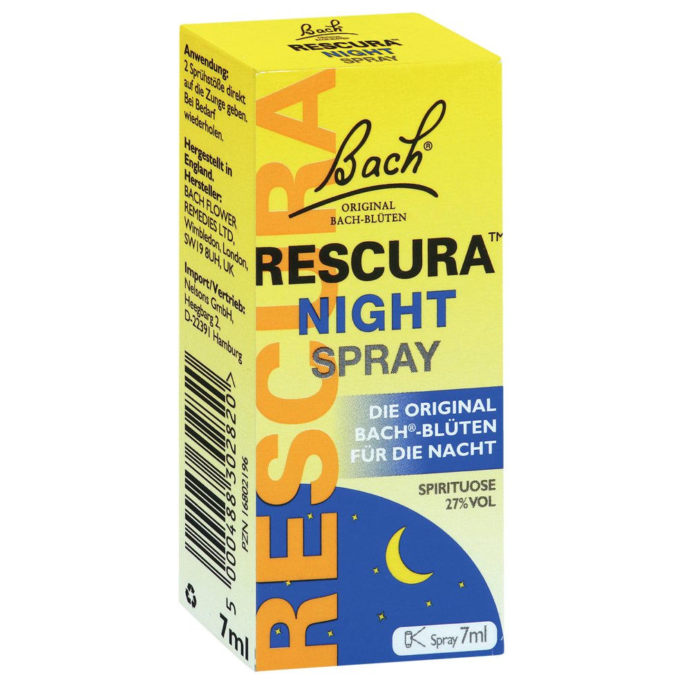 BACHBLÜTEN Original Rescura Night Spray m.Alkohol