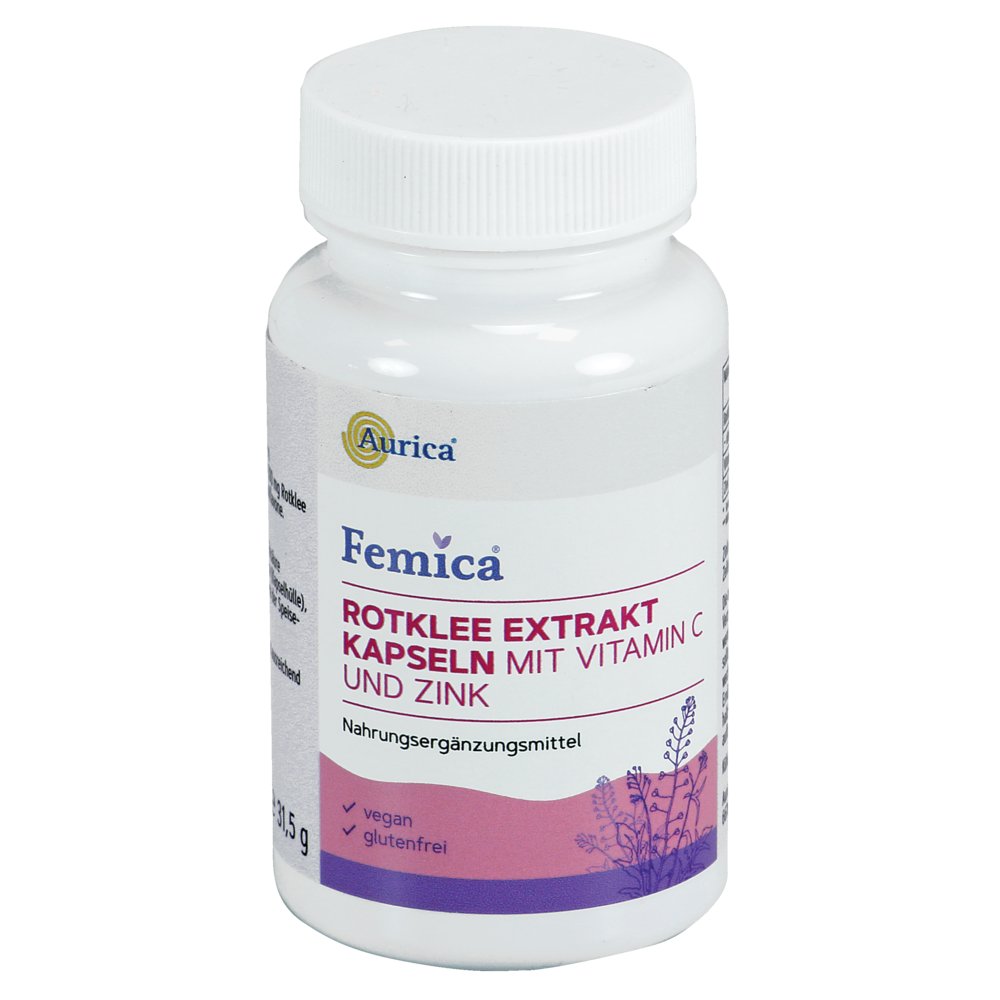 ROTKLEE EXKTRAKT Kapseln+Vitamin C & Zink FEMICA