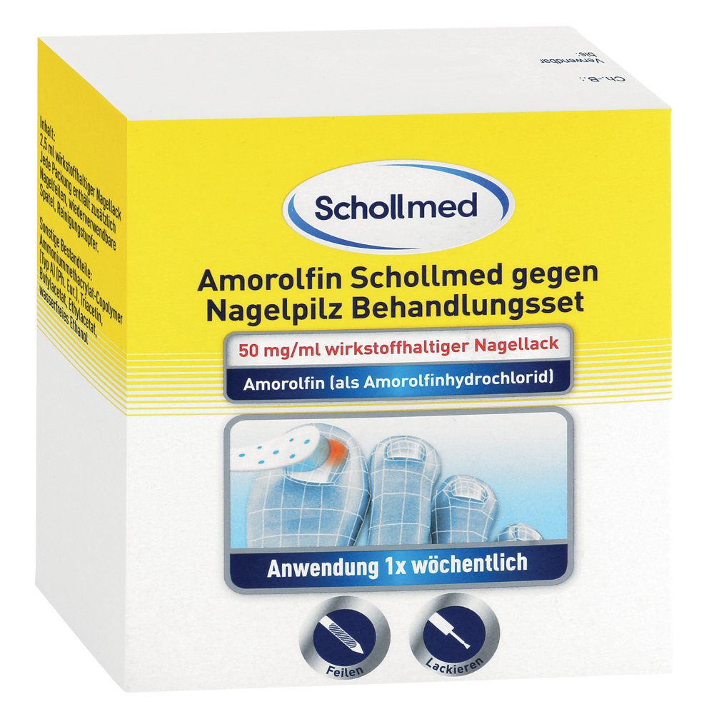 AMOROLFIN Schollmed gegen Nagelpilz Behandlungsset