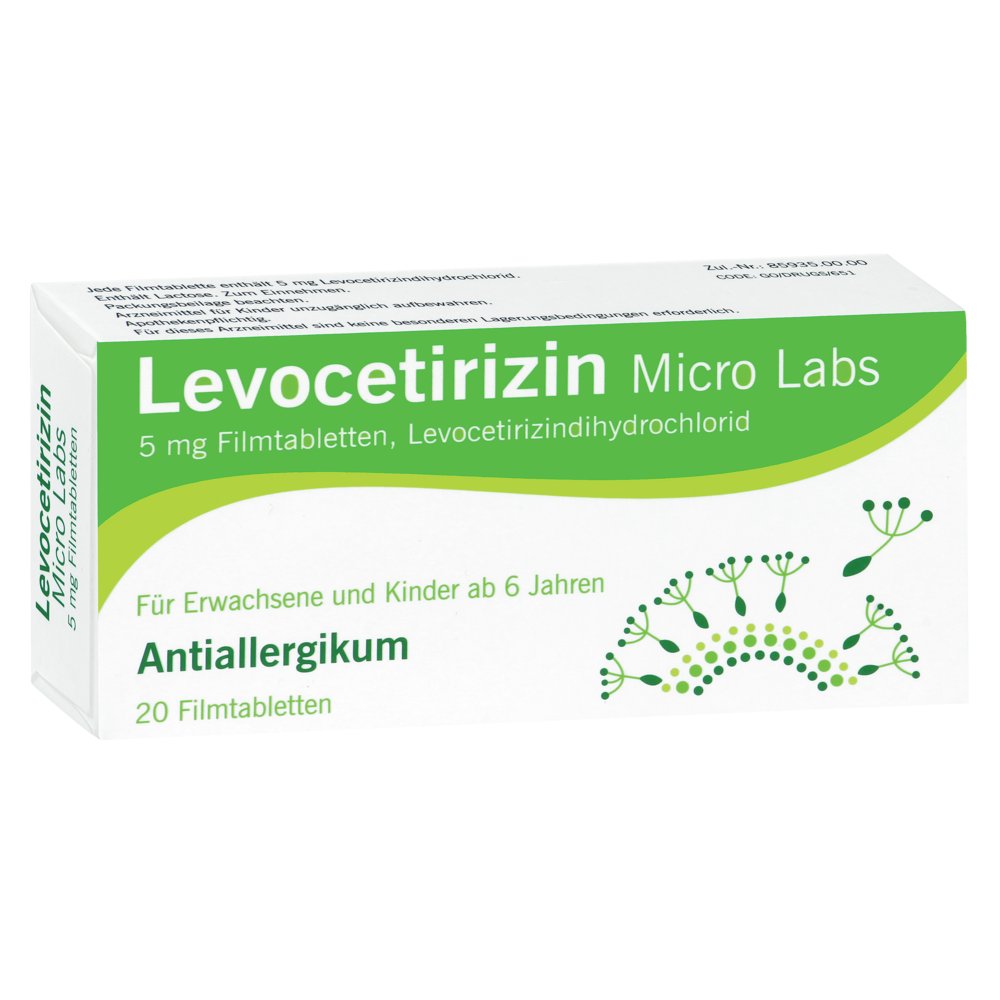 LEVOCETIRIZIN Micro Labs 5 mg Filmtabletten