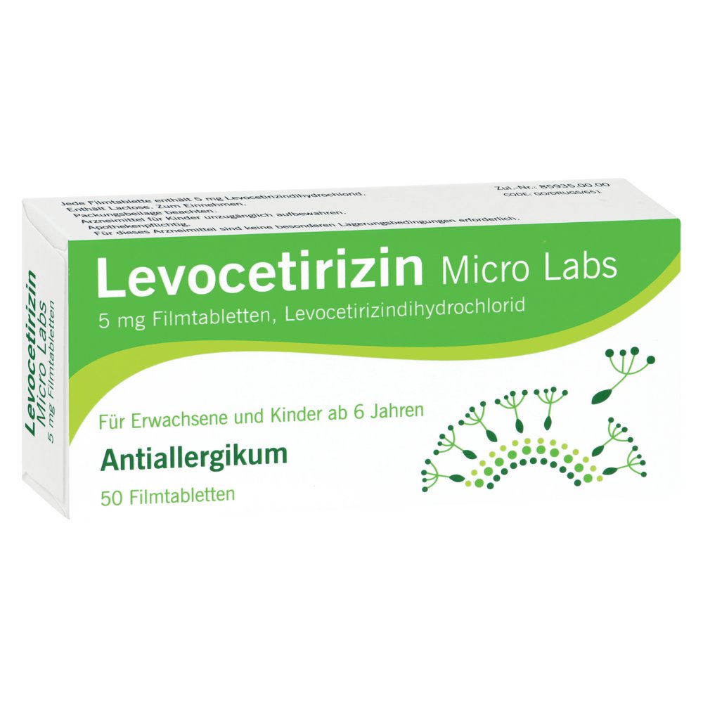 LEVOCETIRIZIN Micro Labs 5 mg Filmtabletten