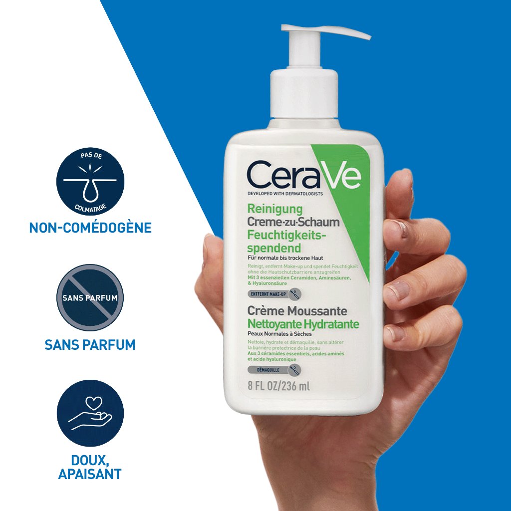 CeraVe Creme-zu-Schaum Reinigung