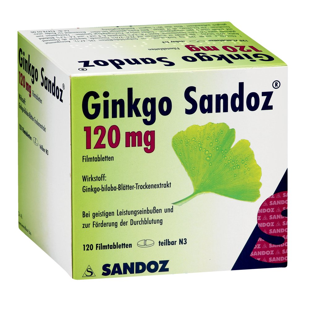 GINKGO SANDOZ 120 mg Filmtabletten