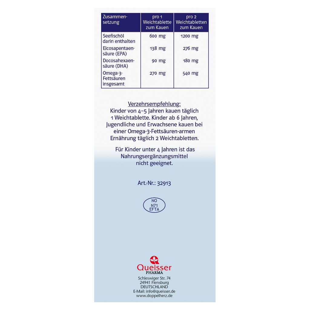 Doppelherz system Omega-3 family Gel-Tabs