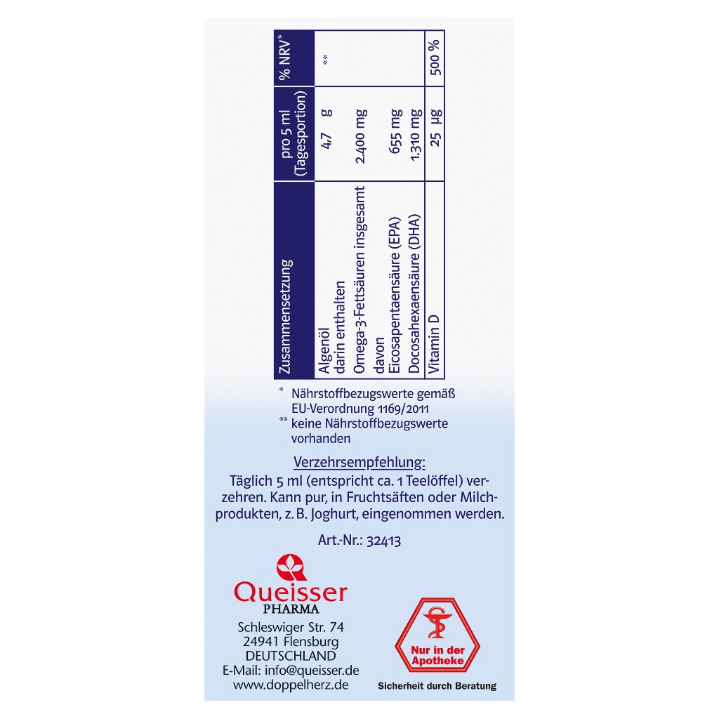 Doppelherz system Omega-3 Vegan Liquid