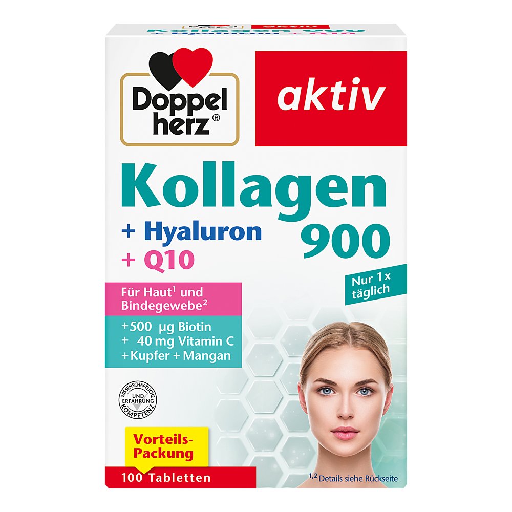 DOPPELHERZ Kollagen 900 Tabletten