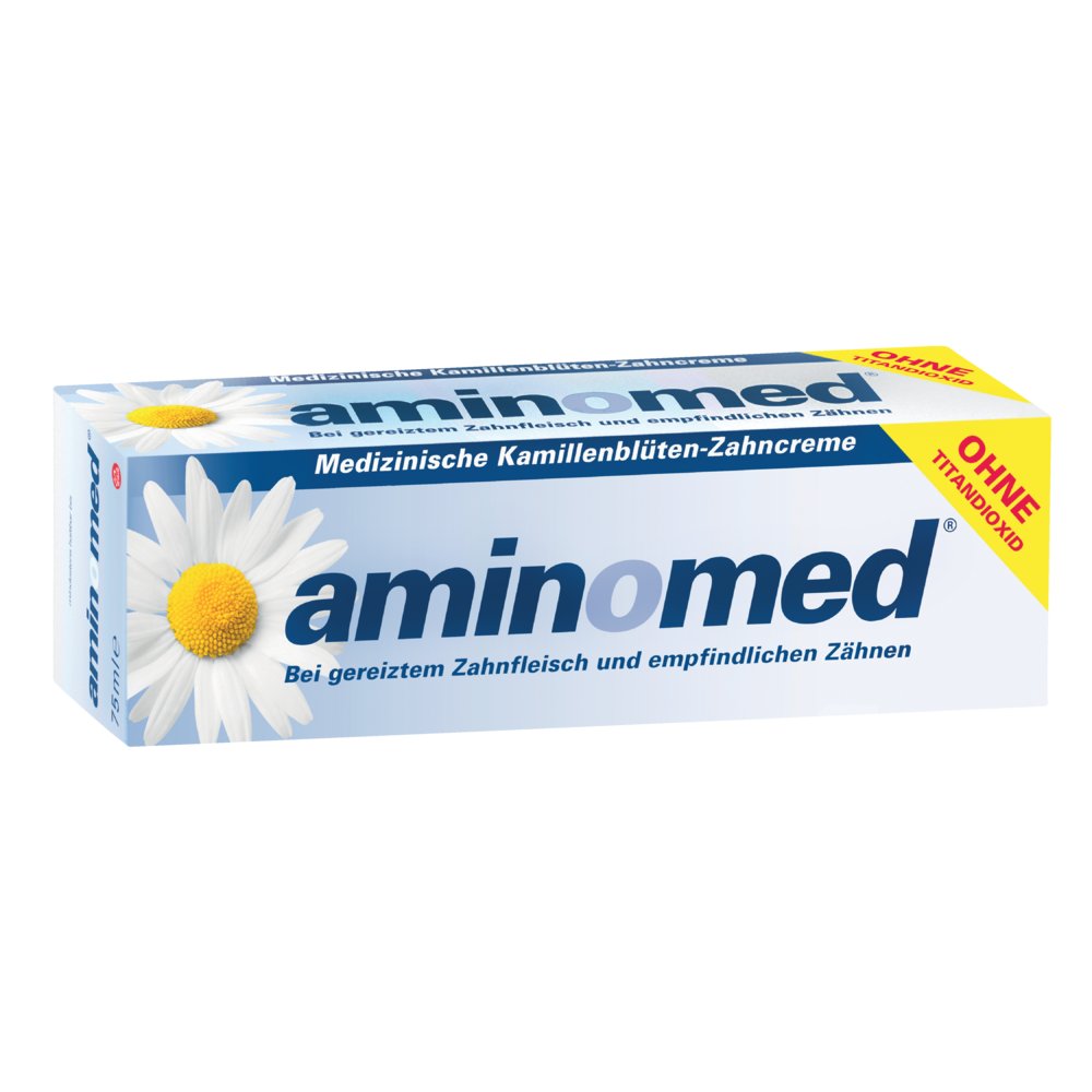 AMINOMED Kamillenblüten Zahncreme ohne Titandioxid