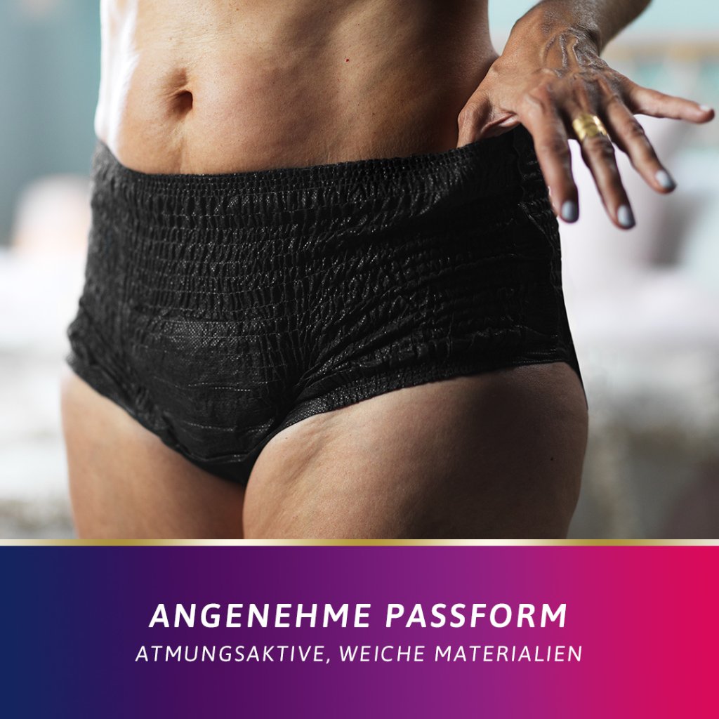 TENA SILHOUETTE Plus L noir Inkontinenz Pants