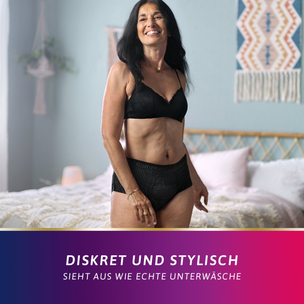 TENA SILHOUETTE Plus L noir Inkontinenz Pants