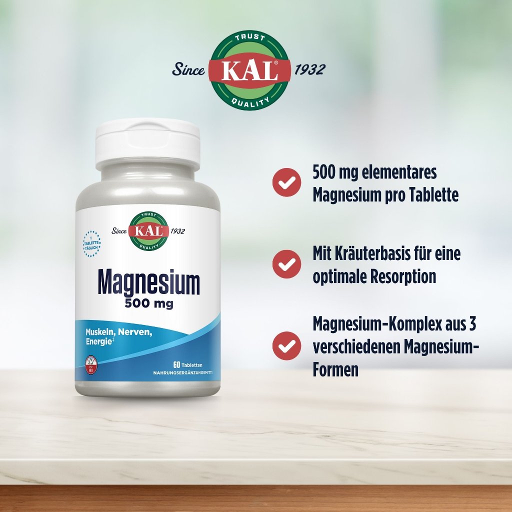 KAL Magnesium 500 mg