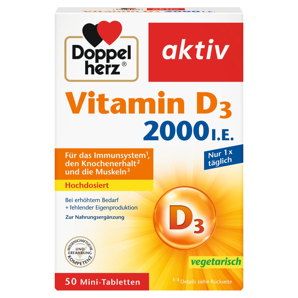 Doppelherz Vitamin D3 2000 I.E.