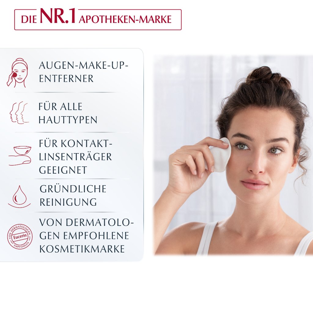 EUCERIN DermatoCLEAN Augen Make-up Entferner