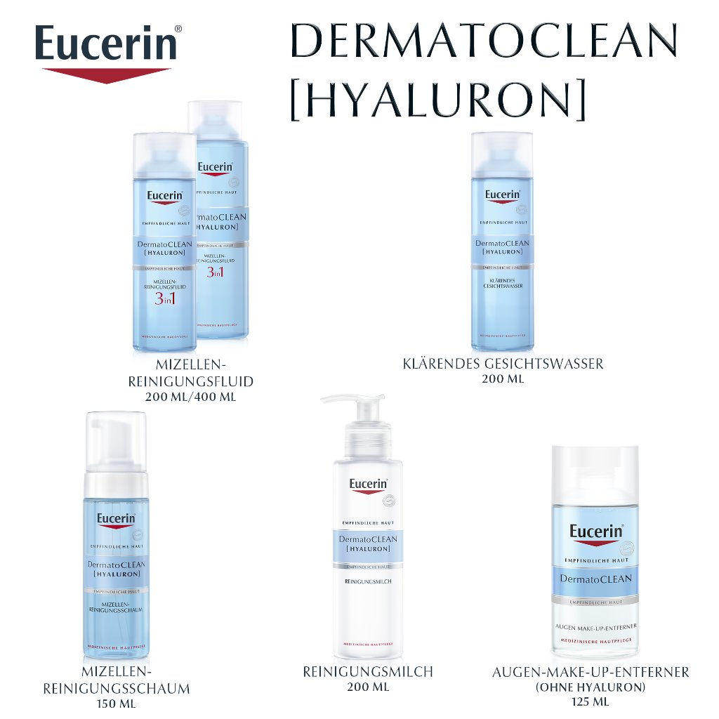 EUCERIN DermatoCLEAN Augen Make-up Entferner