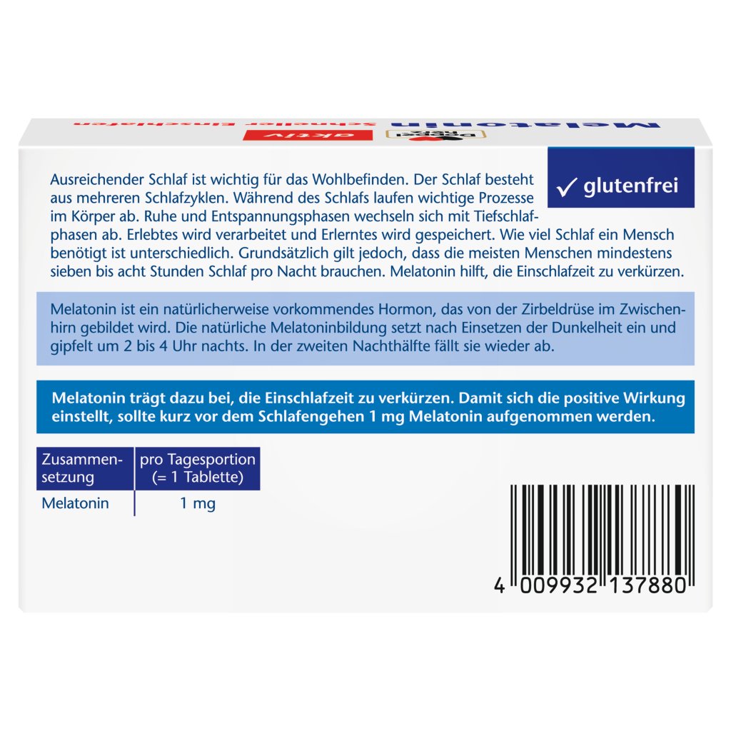 DOPPELHERZ Melatonin Tabletten