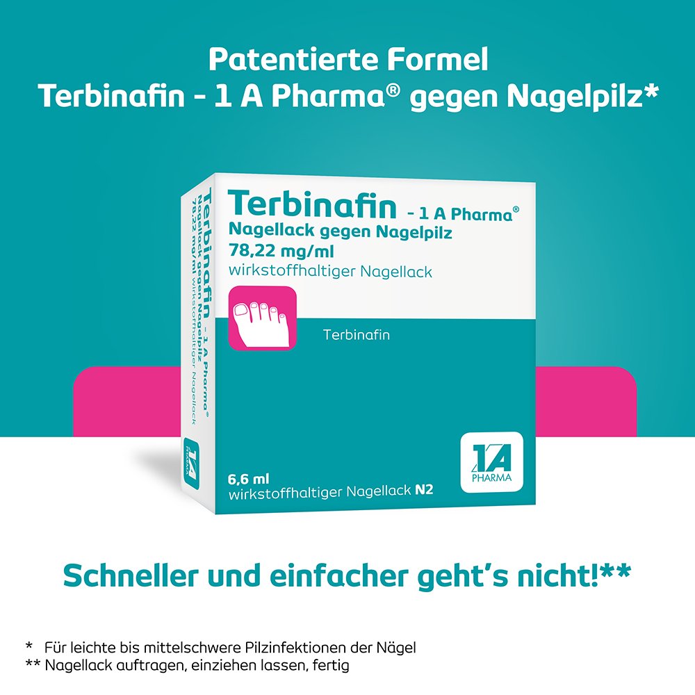 TERBINAFIN-1A Pharma Nagell.g.Nagelpilz 78,22mg/ml