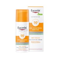 EUCERIN Sun Oil Control tinted Creme LSF 50+ hell
