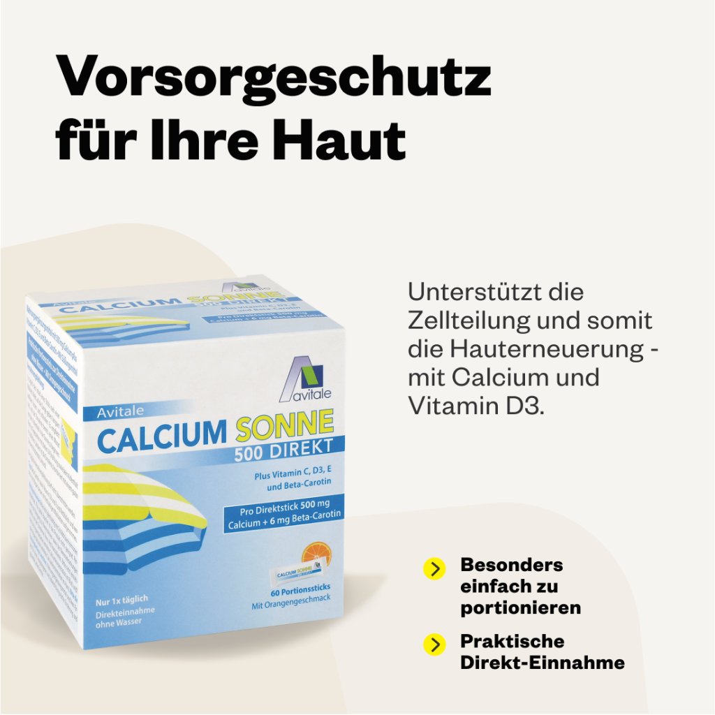 CALCIUM SONNE 500 Direkt Portionssticks